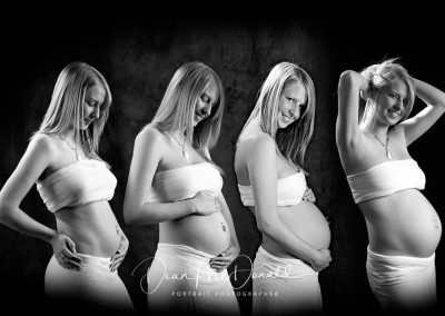 Maternity montage first four months.