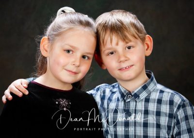 Beautiful children's portrait. Best friends.