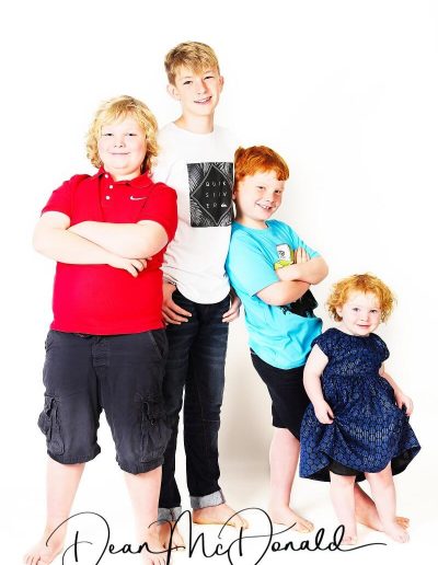 High key group of children multi colours.